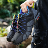 Outdoor Trekking Shoes Men's Waterproof Hiking Mountain Boots Woodland Hunting Tactical Mart Lion   
