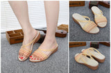 Women Sandals Summer Candy Color Women Shoes Peep Toe Stappy Beach Valentine Rainbow Clogs Jelly Flats Mart Lion   