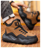 Safety protective shoes anti-smash anti-stabbing safety shoes thick-soled breathable non-slip non-tired feet work shoes MartLion