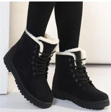 Women's Boots Snow Soft Shoes Woman Platform Ladies Shoes Casual Mid Women's High Boots Flat Winter Girls Boots MartLion