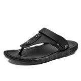 Summer Men's Flip-flops Massage Granule Slippers Beach Sandals Men Casual Shoes Outdoor Bathroom Shoes MartLion