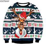 Men's Women Ugly Christmas Sweater Funny Humping Reindeer Climax Tacky Jumpers Tops Couple Holiday Party Xmas Sweatshirt MartLion SWYS072 Eur Size S 