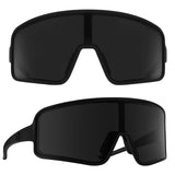 Kids Sunglasses for Boys and Girls,Windproof Outdoor Baseball Sports UV400 Protection Sun Glasses MartLion Black Black  