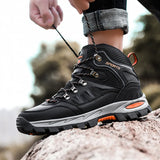 Super Warm Winter Hiking Shoes With Fur Waterproof Outdoor Hiking Boots Man Sneakers Antiskid Trekking Shoes MartLion   