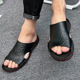 Men's Slides Slippers Summer Outside Men Sandals Breathable Classics Beach Slipper Flip Flop Anti-slip Casual Mens Shoes MartLion