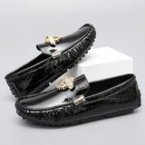 Casual Men's Shoes Luxury Brand Lazy Youth Slip on Formal Loafers Moccasins Driving Shoes MartLion   