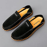 Leather Men Loafers Super Soft Casual Shoes For Men Slip On Male MartLion   