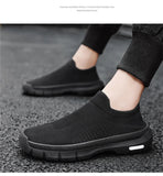 Casual Socks Boots Loafers Outdoor Non-slip Walking Shoes Men's Spring Breathable Mesh Flat MartLion   