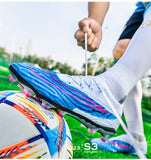  Soccer Shoes Society Breathable Sports Football Outdoor Non Slip Futsal Men's Children's Mart Lion - Mart Lion