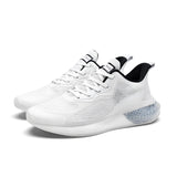 Shoes For Men's Sneakers Autumn Light Street Style Breathable Trainers Casual Sports Gym MartLion White 41 