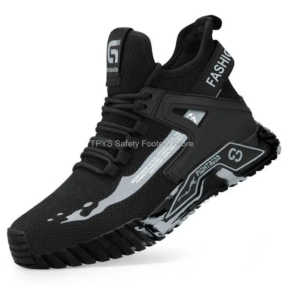 High top Safety Shoes Men Steel Toe Work Shoes Men Anti-puncture Safety Shoes Woman Work Safety Boots Man Indestructible Shoes MartLion