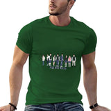 T-Shirt sweat shirts short kawaii clothes for men's MartLion Green XL 