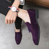 Suede Leather Men's Loafers Shoes Soft Dress Slip On Casual Moccasins Soft Formal Leisure Social Mart Lion   