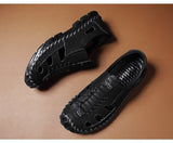 Men's Summer Hole Shoes Outdoor Non-slip Flat Beach Sandals Soft Sandals Slide Mart Lion   