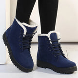 Women's Boots Snow Soft Shoes Woman Platform Ladies Shoes Casual Mid Women's High Boots Flat Winter Girls Boots MartLion