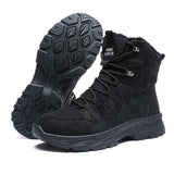 Men's Tactical Hiking Boots Shock-absorbing and Anti Slip Desert Boots Outdoor Camping Hiking Work Shoes Winter Boots MartLion