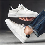 Platform Men's Casual Shoes Sport Sneakers Autumn Outdoor Breathable Lightweight White Running Women White MartLion   