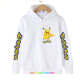 Kawaii Pokemon Hoodie Kids Clothes Girls Clothing Baby Boys Clothes Autumn Warm Pikachu Sweatshirt Children Tops MartLion The picture color 17 140 