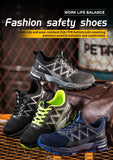  Safety Shoes Men's Steel Toe Sneaker Puncture Proof Work Boots Anti-smash Safety Boots Industrial Work MartLion - Mart Lion