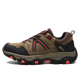 Wear-resistant Anti-slip Hiking Shoes Men's Running Sneakers Vulcanized Shoes Trendy Lace-up Casual MartLion Brown 39 