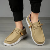 Men Casual Shoes Slip on Canvas Loafers  Walking Flats  Man  Non Slip Soft Moccasins Sneakers Summer MartLion   