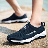 Men's Mesh Outdoor Breathable Casual Shoes Summer Slip-on Flats Sneakers Tennis Loafers Mart Lion   