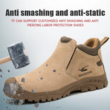  Anti-smash Anti-stab Safety Shoes Men's Construction Welding Work Wear-resistant Indestructible Outdoor Work MartLion - Mart Lion