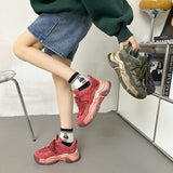 Women Platform Sneakers Spring Autumn Causal Sports Shoes Increase Designer Zapatos De Mujer Mart Lion   