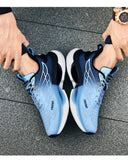  Men's New Running Shoes Casual Breathable Soft Foam Wear-resistant Outsole Blue MartLion - Mart Lion