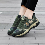 Hiking Shoes Woman Sneakers Men's Sports Unisex Canvas Camouflage Field Female Footwear Couples Running Walking Mart Lion   