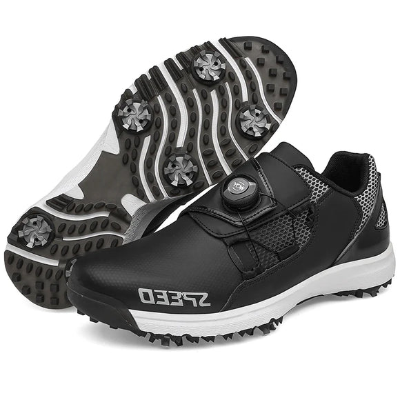  Luxury Golf Shoes Men's Spikeless Golf Sneakers Outdoor Walking Footwears Golfers Comfortable Walking MartLion - Mart Lion