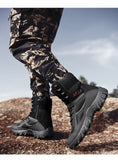 Tactical Boots Men's Outdoor Military High Top Combat  Anti-Slip Work Safty Shoes Mart Lion   