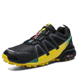 Outdoor Hiking Shoes Men's Running Non-slip Lightweight Autumn Winter Sneakers Luxury Causal MartLion Black Yellow 39 