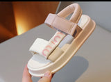 Girls Candy Color Summer Sandals Little Princess Open Toe Beach Sandals Baby Soft Thick Sole Shoes MartLion   