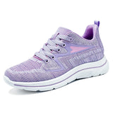 Women's Spring Couple Shoes Leisure Cushioned Sports Soft Sole Durable Couple Sports MartLion Purple 37 