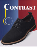 Men's Dress Shoes Oxford Leather Formal Leather Sneakers Flat Footwear Zapatos Hombre Mart Lion   