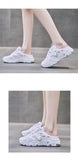  Fujeak Summer Breathable Half Slippers Women's Shoes Outdoor Slip Resistant Walking Classic Trendy Casual Mart Lion - Mart Lion