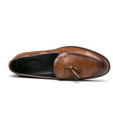 Slip On Men's Loafers Microfiber Dress Shoes Formal Footwear Mart Lion   