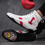  Women and Men's Boxing Wrestling Shoes Unisex Breathable Fighting Fitness Sneakers Non-Slip Wrestling Competition Training MartLion - Mart Lion
