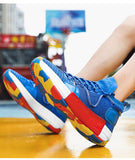 Trendy Breathable Combat Casual Sports Basketball Men's Shoes Mesh Mart Lion   