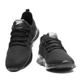 Men's Women Working Casual Shoes Lightweight Breathable Walking Sneakers Black White Hombre MartLion   