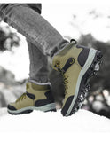 Men's Winter Snow Boots  Waterproof Sneakers Warm Plush Climbing Boots MartLion   