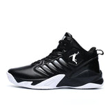 Men's Basketball Shoes Breathable Cushioning Non-Slip Wearable Sports Shoes Gym Training Athletic Basketball Sneakers for Women MartLion 9136Black white 42 
