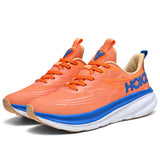 Running Shoes Men's Women Breathable Running Footwears Light Weight Walking Shoes Luxury Gym Sneakers MartLion Orange 36 