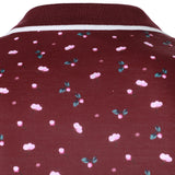 Men's Short Sleeve Polo Shirt Floral Pattern Digital Printing Top Streetwear Casual Shirt MartLion   