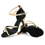 Women Latin Dance Shoes Girls Women's Latin Ballroom Tango Salsa About 5cm And 7cm Heel MartLion   