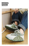 Harajuku Style Platform Sneakers Men's Breathable Flat Casual Sneaker Lace-up Hip-hop Sneakers Zapatillas De Hombre MartLion   