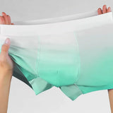 man Boxers Briefs Gradient Color Underwear Control Panties Modal Microfiber Soft Breathable MartLion   