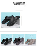 Shoes Men's Slippers EVA Slip on Flats Walking Half Slipper Soft Household Sandals Zapatillas Hombre Mart Lion   