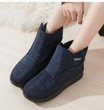 Snow Women Boots Plush Shoes Waterproof Keep Warm Ladies Fur Flat Mujer Winter MartLion   